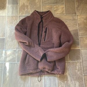 Half zip Sherpa